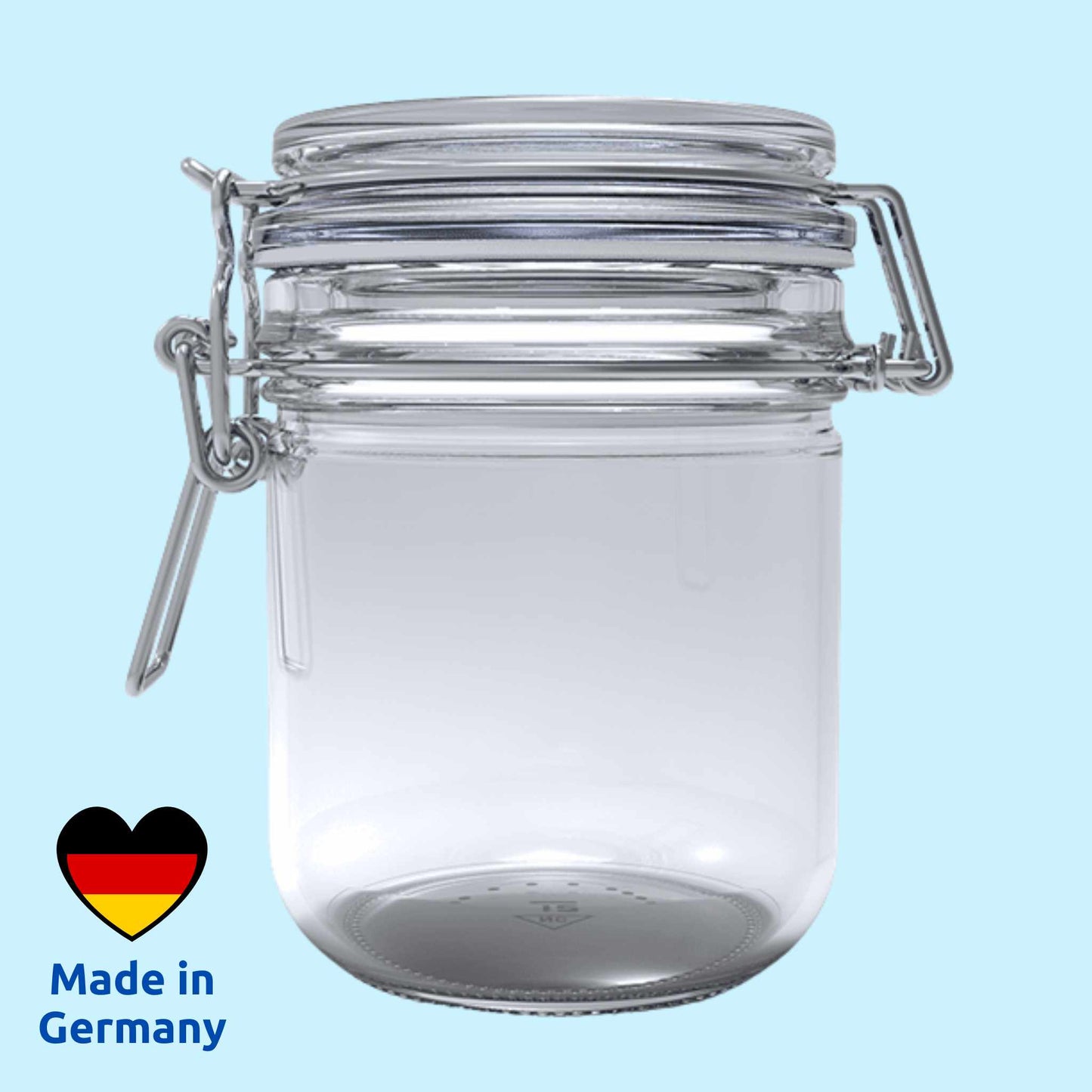 OSMOSOLE Bügelglas 400 ml mit weißem Gummi