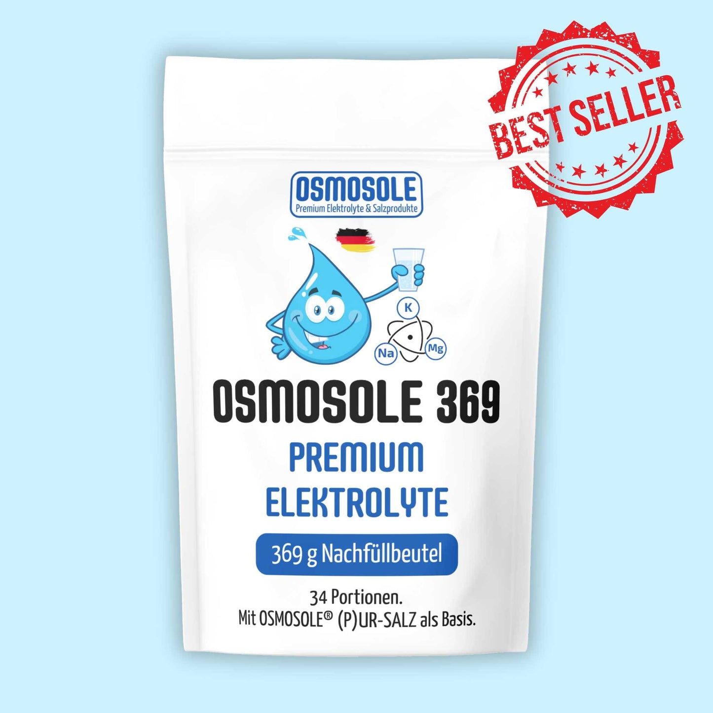 OSMOSOLE 369 Premium Elektrolyte im Nachfüllbeutel