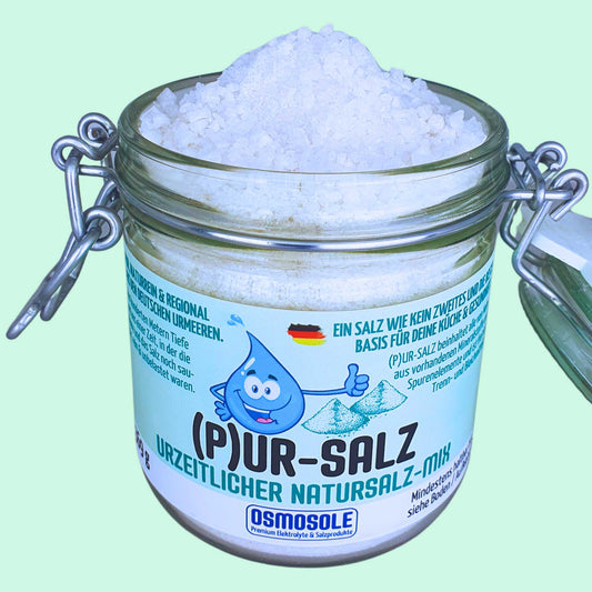 (P)UR-SALZ Starterglas geöffnet.