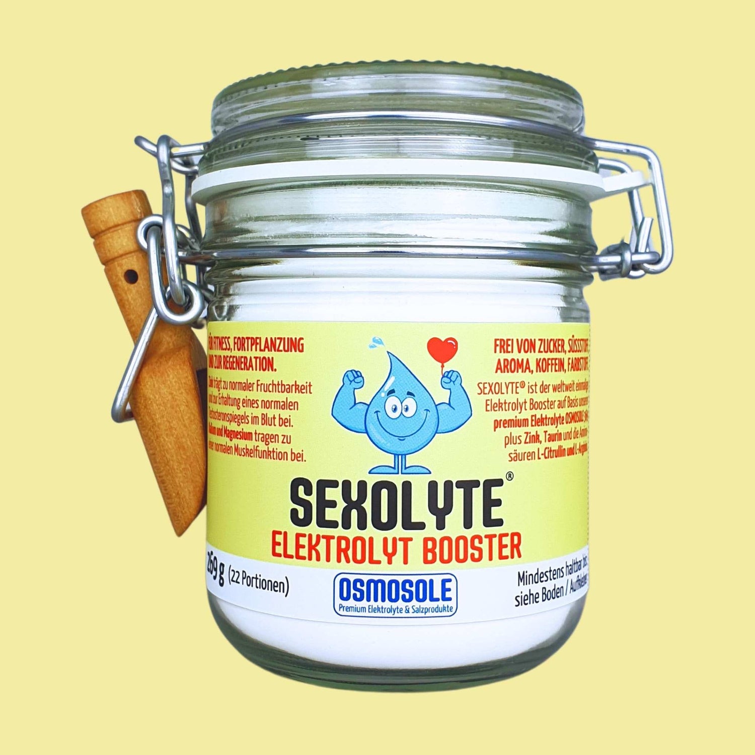 SEXOLYTE® Elektrolyt Booster im Starterglas - Vorderansicht
