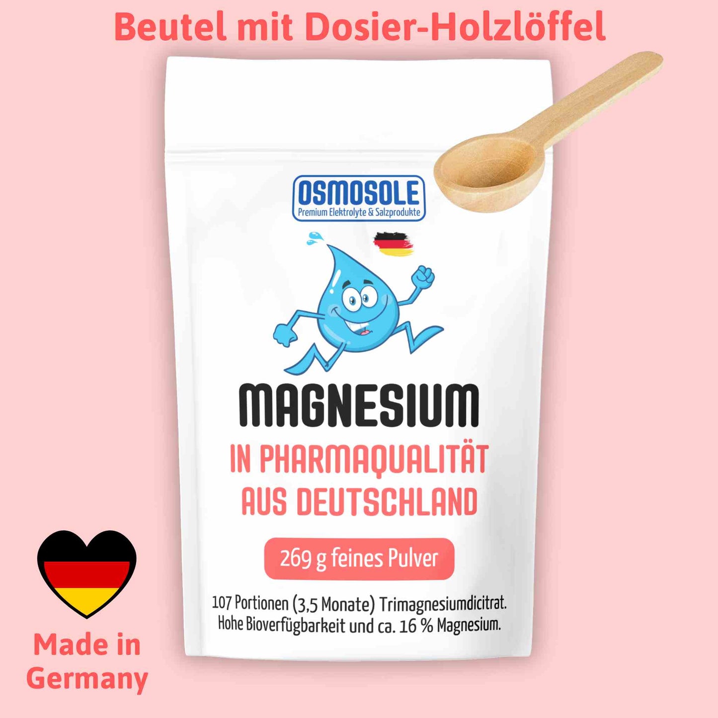 MAGNESIUM - Hochreines Trimagnesiumdicitrat in Pharmaqualität aus Deutschland
