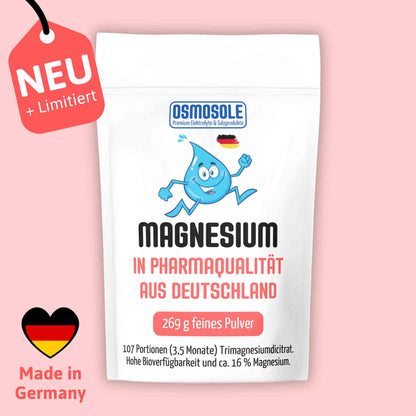 MAGNESIUM - Hochreines Trimagnesiumdicitrat in Pharmaqualität aus Deutschland