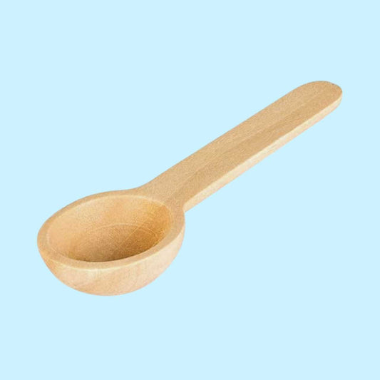 Dosier-Holzlöffel für unser Magnesium