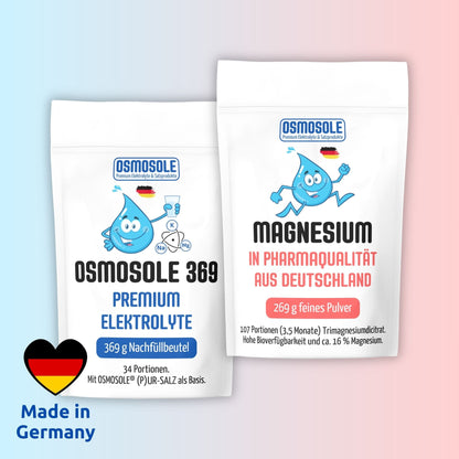 OSMOSOLE 369 und MAGNESIUM Nachfüllbeutel Spar-Set