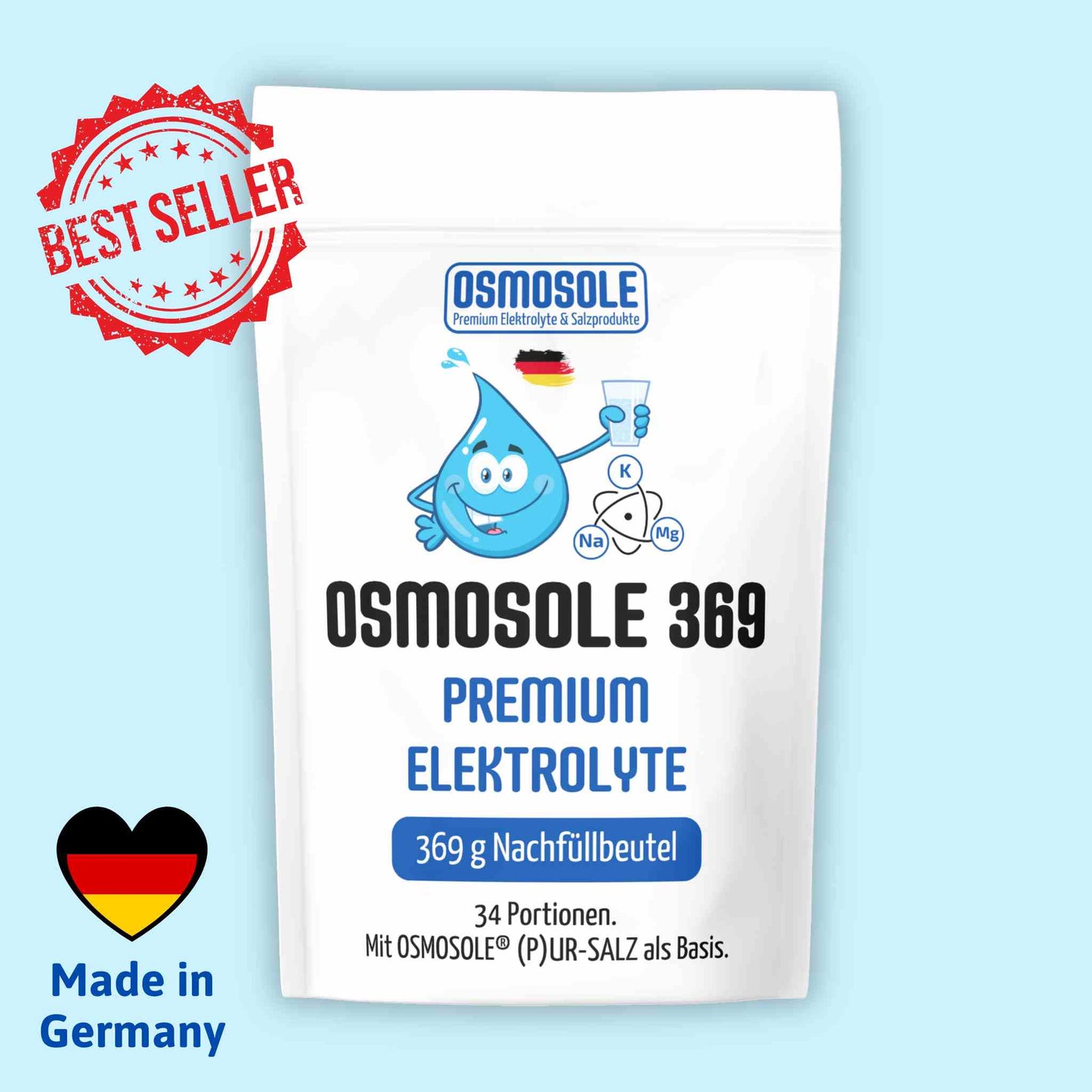 OSMOSOLE 369 Premium Elektrolyte im Nachfüllbeutel
