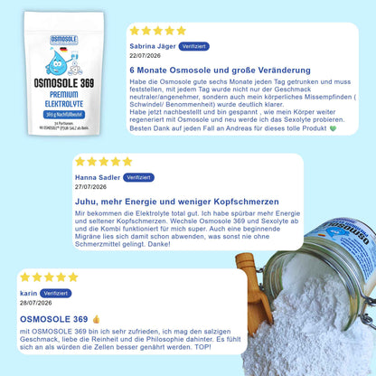 OSMOSOLE 369 Premium Elektrolyte im Nachfüllbeutel