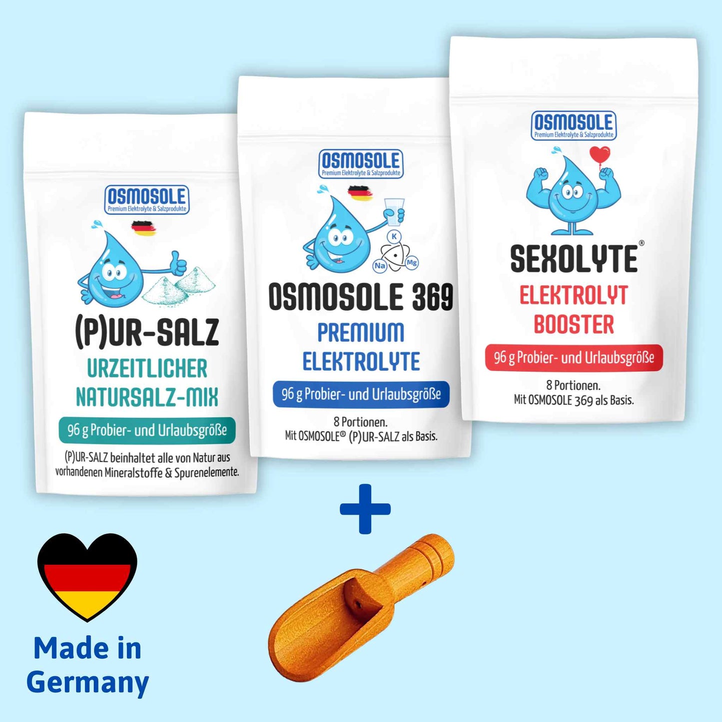 Probier- / To-Go- / Geschenk-Set inkl. Salzschaufel und 10 % Gutschein