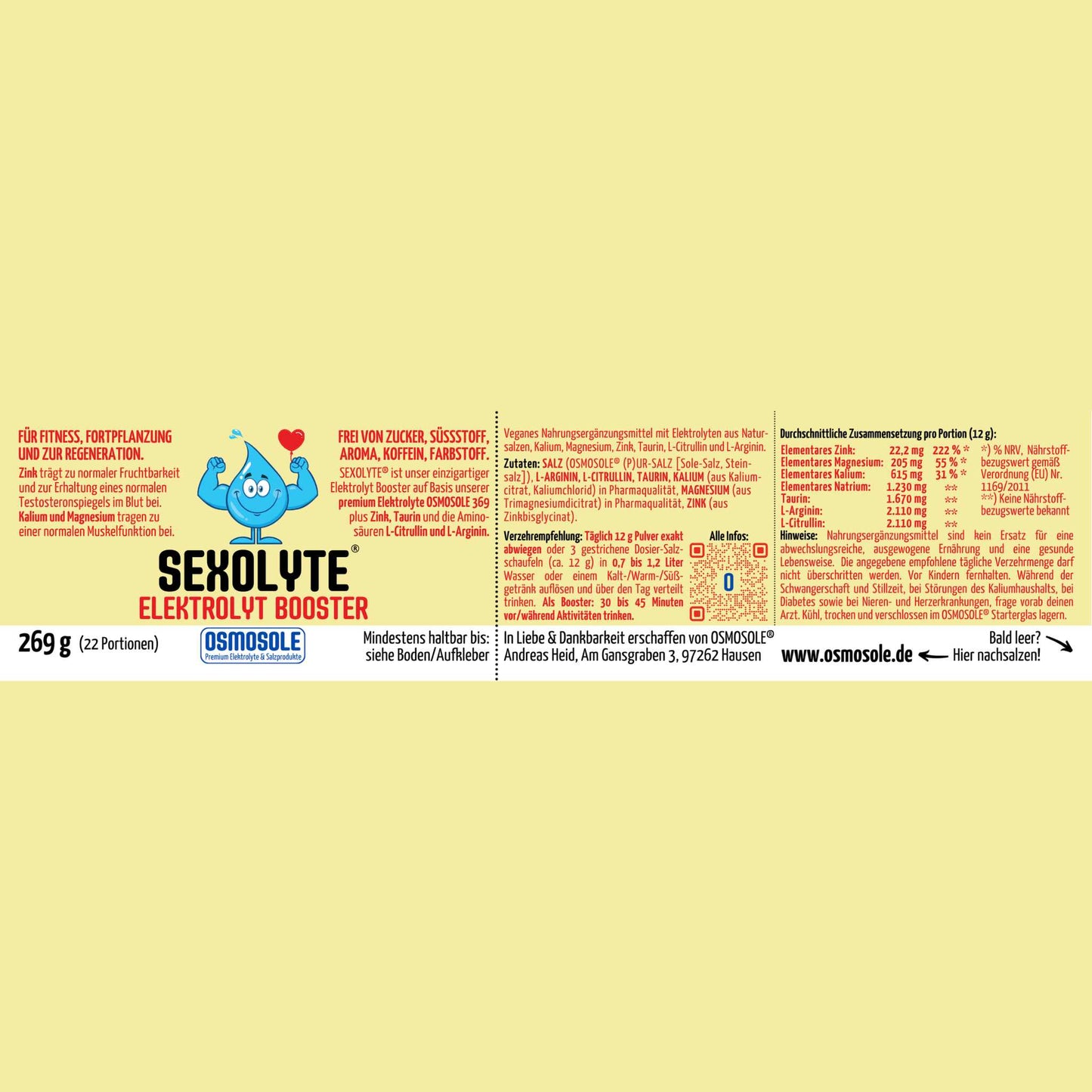 SEXOLYTE® Elektrolyt Booster im Starterglas