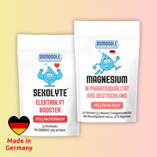 OSMOSOLE SEXOLYTE® und OSMOSOLE MAGNESIUM Nachfüllbeutel Spar-Set