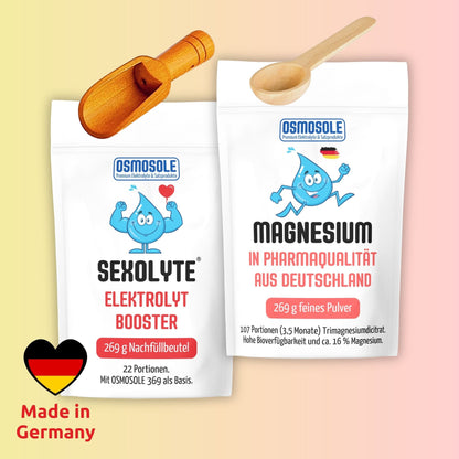 OSMOSOLE SEXOLYTE® und OSMOSOLE MAGNESIUM Nachfüllbeutel Spar-Set