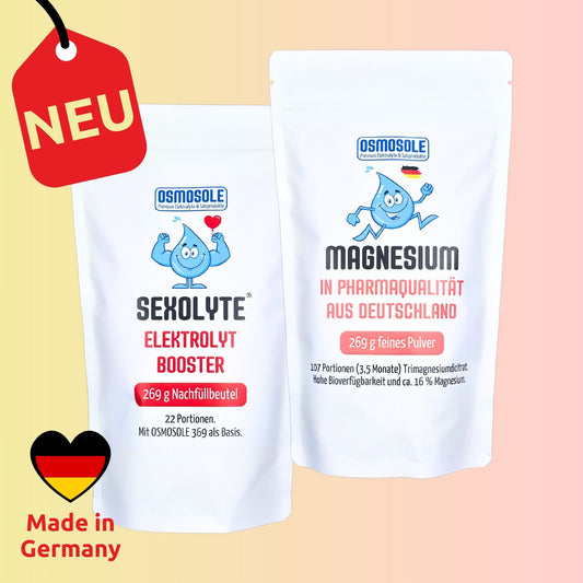 OSMOSOLE SEXOLYTE® und OSMOSOLE MAGNESIUM Nachfüllbeutel Spar-Set