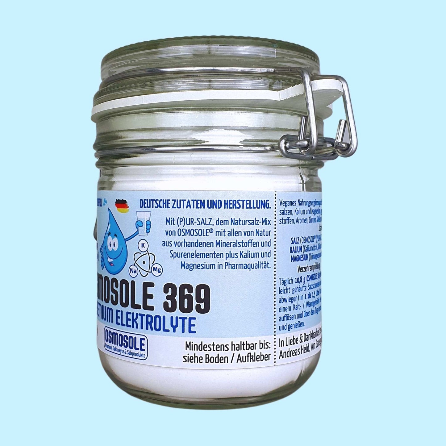 OSMOSOLE 369 Premium Elektrolyte im Starterglas - OSMOSOLE® - Premium Elektrolyte & Salzprodukte