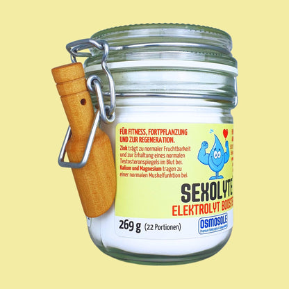 SEXOLYTE® Elektrolyt Booster im Starterglas - OSMOSOLE® - Premium Elektrolyte & Salzprodukte