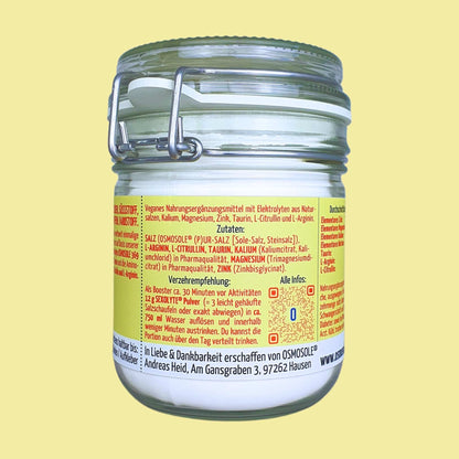 SEXOLYTE® Elektrolyt Booster im Starterglas - OSMOSOLE® - Premium Elektrolyte & Salzprodukte