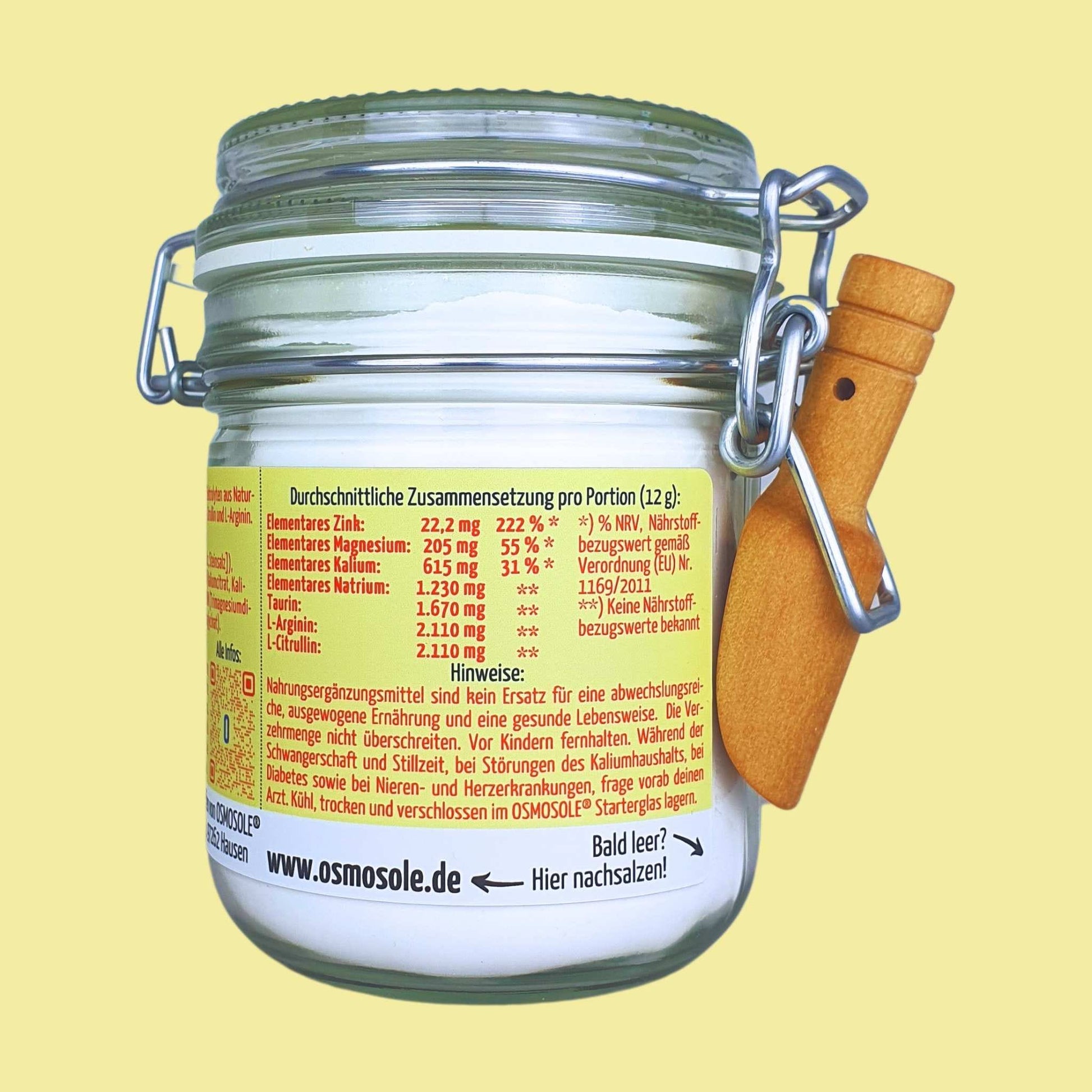SEXOLYTE® Elektrolyt Booster im Starterglas - OSMOSOLE® - Premium Elektrolyte & Salzprodukte