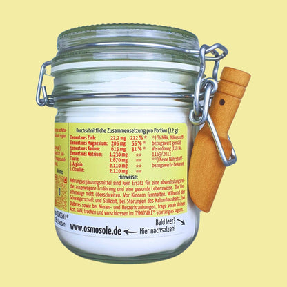 SEXOLYTE® Elektrolyt Booster im Starterglas - OSMOSOLE® - Premium Elektrolyte & Salzprodukte